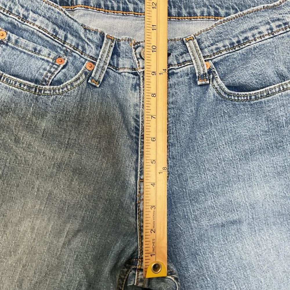 Levi's‎ 541 Jeans Mens 30x25(true) Light Wash Blue Taper Waterless Distressed